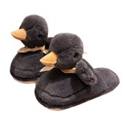 NOKIO D k Slippers for Women Fuzzy Animal Plush Slippers Winter Indoor House Slides Warm F u y Slipper Comfortable S ip On Footwear Non-S ip Home Shoes Winter Warm Outdoor Slides