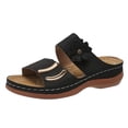 thumbnail image 1 of NOKIO Dressy Wedge Sandals for Women Womens Sandals Wedge Comfortable Orthopedic Wedge Sandalias Women Slip on Platform Sandals Women's Comfort Open Toe Slip on Wedge Sandals, 1 of 6