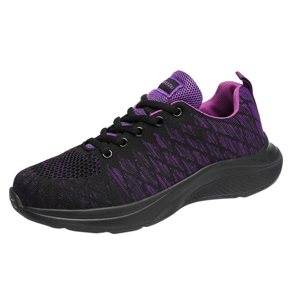 NOKIO Fashion Sneakers for Women Breathable 𝖫a𝖼e Up Tennis Shoes with Flexible Cushioning Sole, Comfortable Outdoor Running Shoes Non-S𝗅ip Athlet𝗂c Shoes for Summer and Autumn