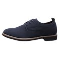 thumbnail image 1 of NOKIO Fashion Spring And Summer Men Sports Shoes Flat Bottom Lightweight Mesh Breathable Slip On Comfortable Solid Color Simple Features:, 1 of 1