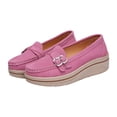 thumbnail image 1 of NOKIO Fashion Women's High Heeled Casual Shoes Slip On Shoes Comfortable Casual Shoes Loafers Womens Slip on Loafers Comfortable Thick Soft Platform Sneakers Arch Support Casual Platform Shoes, 1 of 4