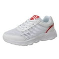 thumbnail image 1 of NOKIO Fashionable Athletic Shoes For Women Women'S Running Shoes Women'S Casual Workout Sneakers Fashion Summer Women Sneakers Mesh Hollowed Breathable Comfortable Lightweight Lace Up Flat Bottom, 1 of 9