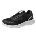 thumbnail image 1 of NOKIO Fashionable Athletic Shoes For Women Women'S Running Shoes Women'S Casual Workout Sneakers Fashion Summer Women Sneakers Mesh Hollowed Breathable Comfortable Lightweight Lace Up Flat Bottom, 1 of 9