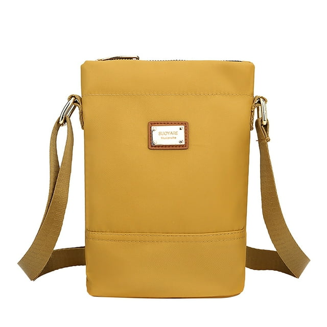 NOKIO Fashionable Crossbody Purses For Women, Ladies One-Shoulder Mini Backpack Women's Solid Color Light And Simple New Nylon One Shoulder Messenger Bag Mobile Phone Change Cloth Bag