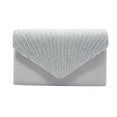 thumbnail image 1 of NOKIO Fashionable Single Strap Purses For Women, Classic Women'S Shoulder Purses, Trendy Women'S Shoulder Bags, Ladies Large Evening Satin Bridal Diamante Ladies Clutch Bag Party Prom Envelope, 1 of 8