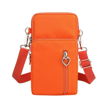 NOKIO Female Practical Crossbody Bag, Female Everyday Sling Bag Ladies' Casual Crossbody Bag Shoulder Bag Solid Color Versatile Mobile Phone Bag Small Crossbody Bag Vertical Mini Change Bag