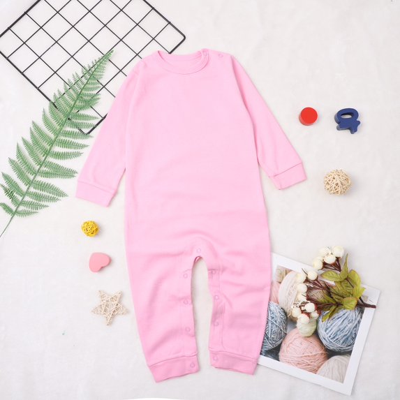 NOKIO My First Christmas Baby Boy Girl Outfit Toddler New Year Jumpsuit Christmas Romper Fall Winter Clothes Baby Girl Boy Letter Long Sleeve Romper Jumpsuit Boys Girls Button Romper