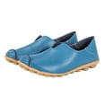 thumbnail image 1 of NOKIO Flat Shoes for Women Dressy Work, Summer Casaul Solid Color Slip on Walking Shoes Fashoin Lightweight Leather Shoes Women's Comfort Walking Boat Shoes, 1 of 5