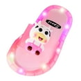 thumbnail image 1 of NOKIO Girls Boys Fashion Glow Slippers Kids Vibrant Cartoon Light-Up Slippers Hot Led Luminous Slippers Latest Sandals Designs For Kids Children PVC Jelly Sandal, 1 of 4