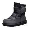 thumbnail image 1 of NOKIO Girls Boys Snow Boots Outdoor Warm Comfortable Non Slip Mid Calf Padded Small Big Kids Winter Shoes Winter Snow Boots for Boy and Girl Outdoor Waterproof with Fur Lined (Toddler/Little Kids), 1 of 7