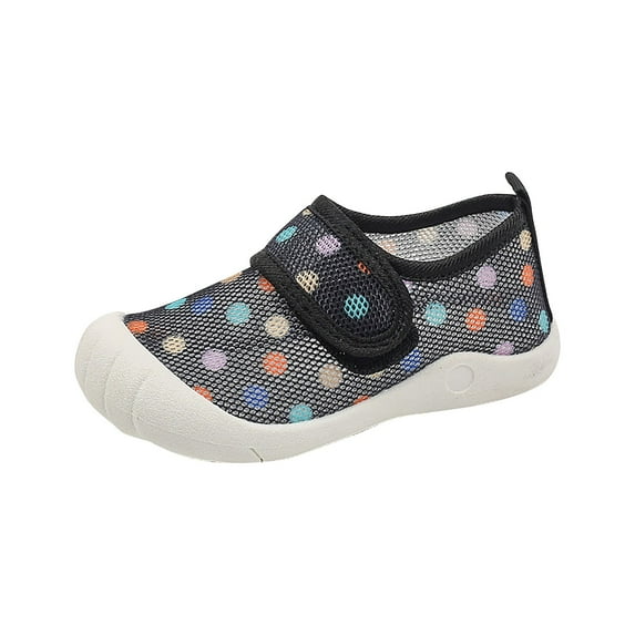 NOKIO Girls' Canvas Sport Shoes Summer New Hollowed Breathable Mesh Shoes Boys Baotou Anti Kick Sandals Girls Solid Color Beach Shoes Boys' And Girls' Breathable Sneakers