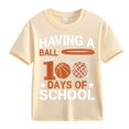 thumbnail image 1 of NOKIO Girls Fashion Crew Neck Top Boys' 100 Days Of School Graphic Short Sleeve Tee 100th Day Of School Celebration For Girls And Boys Kids T Shirts Fun Colorful Numbers, 1 of 1