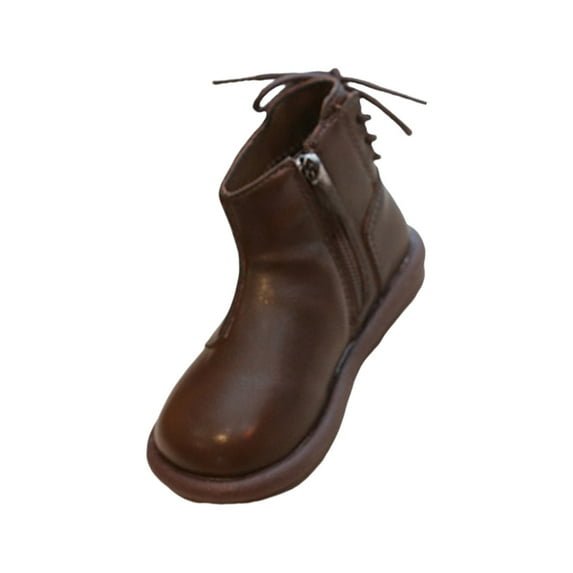 NOKIO Girls' Low-Cut Martin Boots irls' Round Toe Martin Boots Girls' Zip-Up Martin Boots Girls And Boys Children's Casual Shoes Mesh Soft Sole Breathable Sports Short Boots