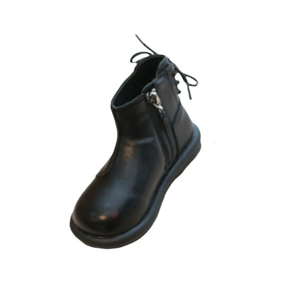 NOKIO Girls' Low-Cut Martin Boots irls' Round Toe Martin Boots Girls' Zip-Up Martin Boots Girls And Boys Children's Casual Shoes Mesh Soft Sole Breathable Sports Short Boots