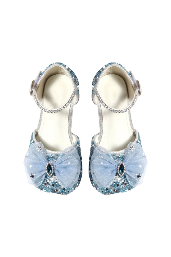 Glittery Princess Shoes For Girls Toddler Little Girls Flower Dress Shoes Mary Jane Ballet Flats Easter Party School Princess Wedding Shoes Girl Princess Sandals Non Slip Shoes