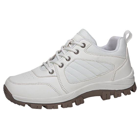 NOKIO Hiking Shoes for Men Breathable Soft Sole Sports Shoes Wide Width Walking Sneakers Comfortable 𝖫a𝖼e Up Running Shoes Versatile Casual Athlet𝗂c Shoes for Back to College