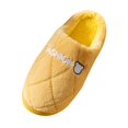 thumbnail image 1 of NOKIO Home Slippers for Women Winter Cute Fl𝖾𝖾ce Slide Lightweight Non-S𝗅ip Slide Soft Warm House Slipper Comfortable S𝗅ip On Cotton Shoes Warm Closed Top Footwear, 1 of 5