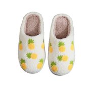 NOKIO House Slippers for Women Fuzzy F it Slides Comfortable Bedroom Shoes Warm Soft Plush Slipper Cute Winter Fuzzy F u y Shoes Casual Holiday Slippers for Indoor and Outdoor