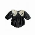 thumbnail image 1 of NOKIO Kids Baby Girl 1st Birthday Outfit Korean Style Cute 3 To 15 Months Baby Girl Jumpsuit For Baby Girls Children Large Lapel Embroidery Casual And Cool Baby Jumpsuit, 1 of 8