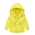 thumbnail image 1 of NOKIO Kids Breathable Raincoat, Little Boys Hooded Parka, Kids Boys Girls Winter Coat With Pocket Hooded Jacket Toddler Zipper Windproof Outwear Toddler Fall Outerwear Boys' Windbreaker Jackets, 1 of 4