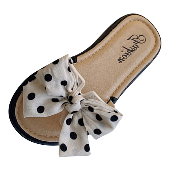 NOKIO Kids' Butterfly Design Slippers with Non-Slip Base, Versatile Beach-to-Home Shoes, Breathable Soft-Bottom Slides for Indoor/Outdoor Activities