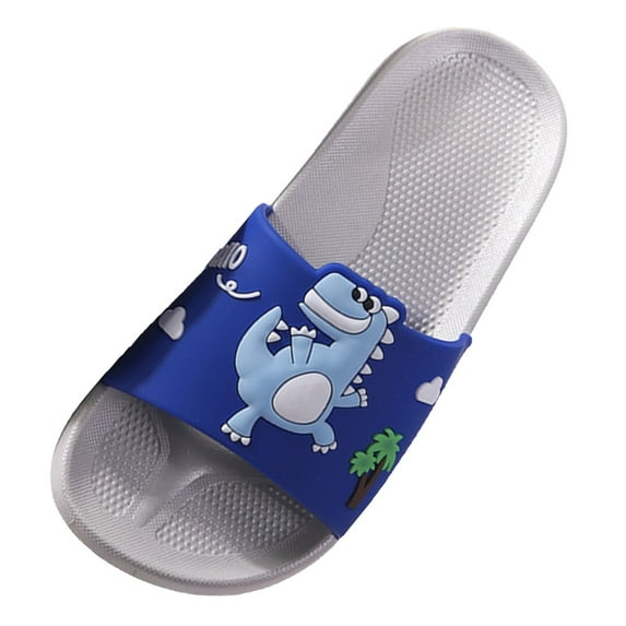 NOKIO Kids Cute Home Slide Slippers Boys Girls Non-Slip Baby Sandals Children Shoes Animal Patterns Indoor Bathing PVC Slippers Home Slippers Summer Cartoon Slippers Giraffe Children Sandals Slippers