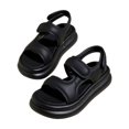 thumbnail image 1 of NOKIO Kids' Hiking Sandals Kids' Sport Sandals Girls' Platform Sandals Girls' Rubber Sandals Kids Girls And Boys Sandal Summer Solid Color Rubber Sole Birthday Party School Sandbeach, 1 of 7