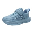 thumbnail image 1 of NOKIO Kids Leather Lace-Up Shoes Multi-Season Casual Sneakers for Medium-Big Boys Girls Comfortable Outdoor Play Footwear, 1 of 8
