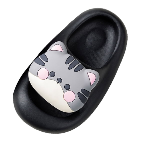 NOKIO Kids Little Boys Girls Bunny House Slippers - Rabbit Design Kids Slides Slippers, Breathable Open-Toe Summer Sandals with Memory Foam Insole for Girls Indoor Outdoor