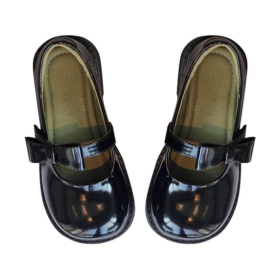 NOKIO Kids Mary Jane Loafers Children'S Mary Jane Flats Girls' Princess Sandals Spring And Autumn New Solid Rubber Soft Sole Anti Slip And Durable Girls' Princess Shoes Leather Shoes