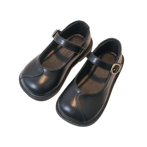 NOKIO Kids Mary Jane Shoes With Strap Little Girl's Adorable Princess Party Girls Dress Princess Shoes Princess Flower Wedding Party Dress Shoes For Little Kid/Big Kids