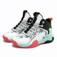 thumbnail image 1 of NOKIO Kids Performance Basketball Sneakers High-Top Comfort Shoes for Little-Big Boys Girls Non-Slip Indoor Outdoor Court Trainers, 1 of 7