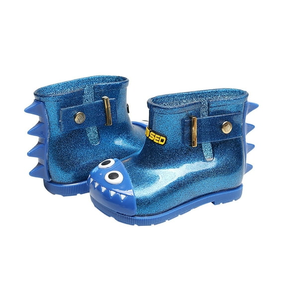 NOKIO Kids' Waterproof Outdoor Shoes, Girls' Waterproof Ankle Boots, Boys' Slip-On Rain Boots, Girls' Waterproof Duck Boots Children Kids Baby Dinosaur Rain Boots Booties Casual Shoes