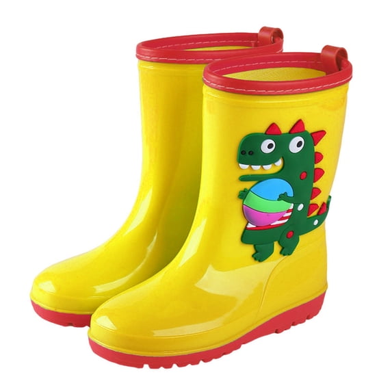 NOKIO Kids' Waterproof Rain Boots, Toddler Rain Shoes With Handles Children's Rain Shoes Boys And Girls Water Shoes Baby Rain Boots Water Boots In Large And Small Children Toddlers Children