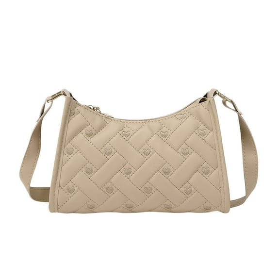 NOKIO Ladies One-Shoulder Purse Women Shoulder Bag Love Embroidered Underarm Bag Spring And Summer New Pattern Personalized Convenient Change Mobile Phone Bag