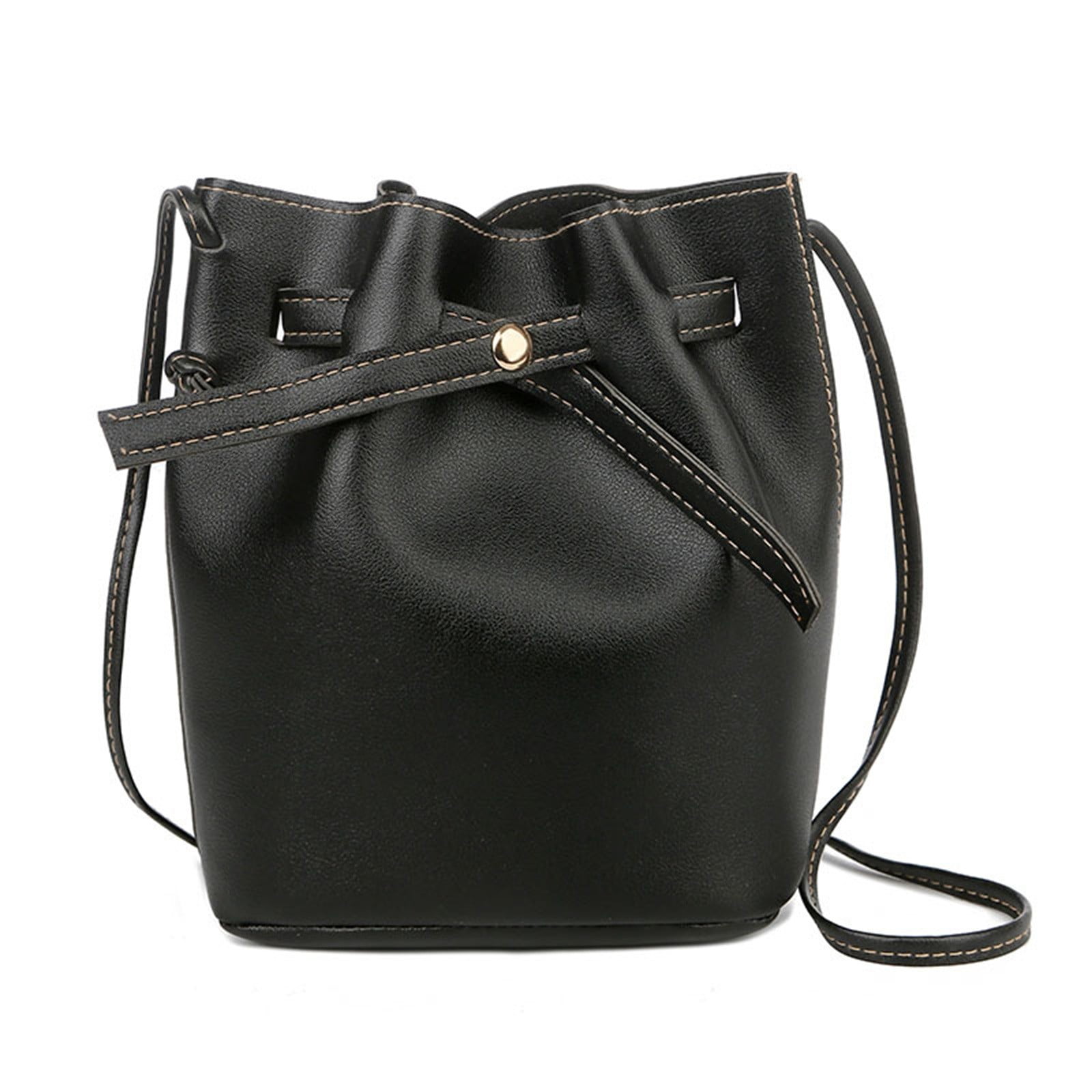 バッグ Unknown Made in Korea Drawstring Leather NOKIO Leather Crossbody Bag, Women'S Single Strap Chain