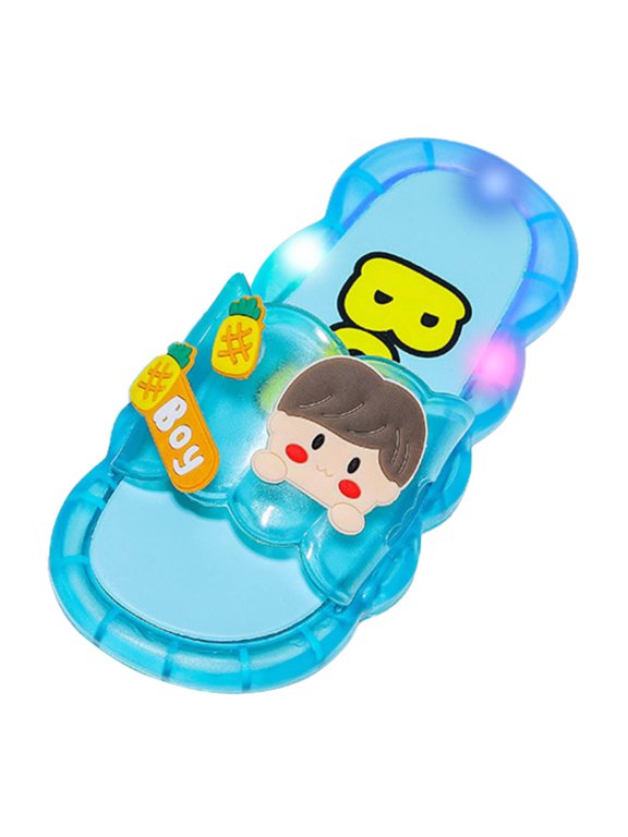 Light-Up Slippers for Children | LED Flashing Sandals | Non-Slip Indoor/Outdoor Shoes | New Design Summer Play Footwear