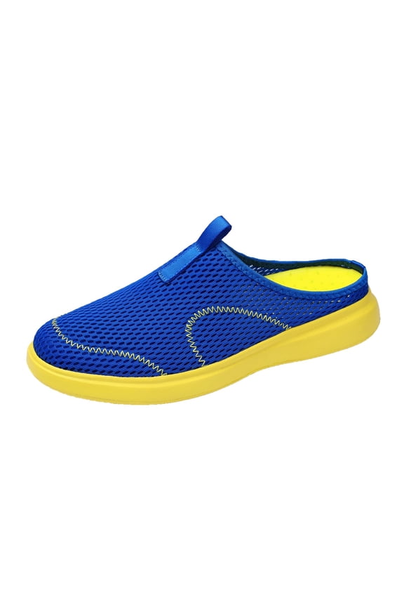 Lightweight Men'S Loafers Men'S Slip-On Mesh Shoes Men'S Slip-On Loafers Fashion Summer Men Casual Shoes Breathable Mesh Shallow Wear Lightweight Casual Half Slippers