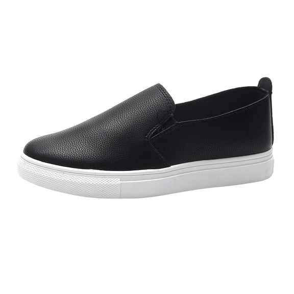 NOKIO Loafer Shoes for Women Comfortable Women's Loafer Shoes Flat Shoes Leisure Women's Four Seasons Solid Color Non Slip Flat Round Toe Breathable Slip On Lazy Shoes