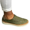 thumbnail image 1 of NOKIO Low-Top Slip Ons Women's Fashion Sneakers Casual Canvas Sneakers for Women Comfortable Flats Breathable Padded Insole Slip on Sneakers Women Low Slip on Shoes, 1 of 4