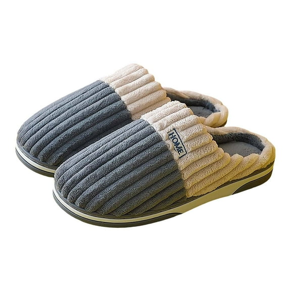 NOKIO Men And Women House Slippers Non Slip Cotton Linen Indoor And Outdoor Home Slipper Sandals Open Toe Bedroom Breathable Shoes Funny Christmas Design Men'S Slippers