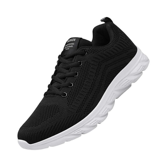 NOKIO Men'S Breathable Slip-On Sneakers, Fashion Spring And Summer Men Sports Shoes Flat Bottom Lightweight Mesh Breathable Slip On Comfortable Solid Color Simple Features: