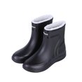 thumbnail image 1 of NOKIO Men'S Casual Outdoor Waterproof Ankle Rain Boots Water-Resistant Ankle Boots For Men Low Heeled Round Boots Rain Women Buckle Shoe Toe Middle Women's Boots, 1 of 4