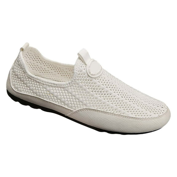 NOKIO Men'S Casual Slip-On Sandals Men'S Slip-On Indoor/Outdoor Shoes Summer Fashion Men'S Single Foot Stirrup Sneakers Men'S Mesh Comfortable Orthopedic Casual Shoes