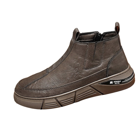 NOKIO Men'S Casual Slip-On Sneakers Fashion Spring And Summer Men Sports Shoes Flat Bottom Lightweight Mesh Breathable Slip On Comfortable Solid Color Spring Men'S Mesh Hiking Boots