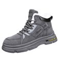 thumbnail image 1 of NOKIO Men'S Cozy Fur-Lined Snow Shoes Men'S Frost-Resistant High-Top Boots Couple Women Men Hiking Boot Shoes Cotton Short Shoes Snow Boots Men'S Cotton Winter Boots, 1 of 5