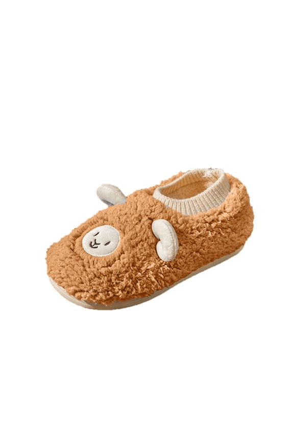 Men'S Durable House Shoes Men'S Machine Washable House Slippers Men Slippers Autumn And Winter Indoor Fashion Comfortable Lamb Bag Heel Flat Warm Non Slip Fun Christmas Men'S Slippers