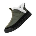 thumbnail image 1 of NOKIO Men'S Fleece-Lined Winter High-Top Boots Men'S Snow Boots Men'S High Top Snow Boots Fashion Casual Trainers Breathable Flat Casual Shoes Winter Padded Warm Men'S Boots Men'S Cotton Winter Boots, 1 of 5