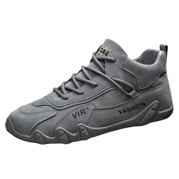 NOKIO Men'S Lightweight Mesh Slip-On Shoes Spring Men'S Mesh Hiking Boots Sports Shoes For Men Popular Labor Work Shoes Wear High Top Board Shoes Casual Leisure Shoes
