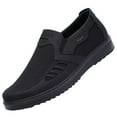 thumbnail image 1 of NOKIO Men'S Lightweight Mesh Trail Running Shoes Fashion Spring And Summer Men Sports Shoes Flat Bottom Lightweight Mesh Breathable Slip On Comfortable Solid Color Simple Features:, 1 of 1